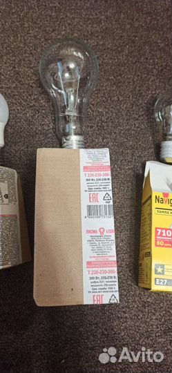 Лампа накаливания, лампочки, термоизлучатели