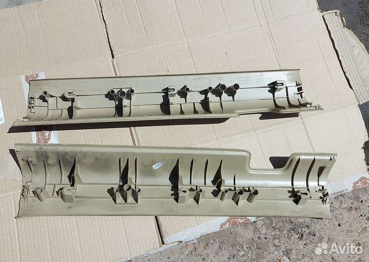 Накладки порогов салона Хонда crv3