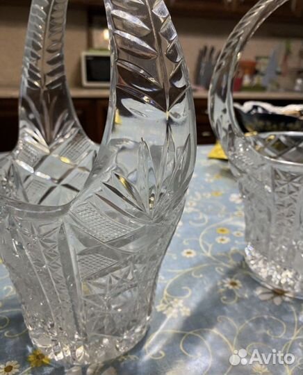 Хрустальные вазы сср новые