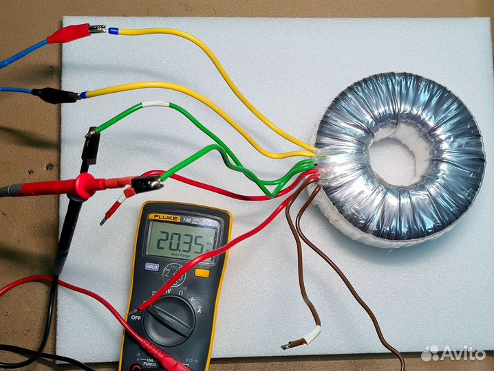 Мощный Трансформатор 19Вх3 7А/10А/12А 551В*А