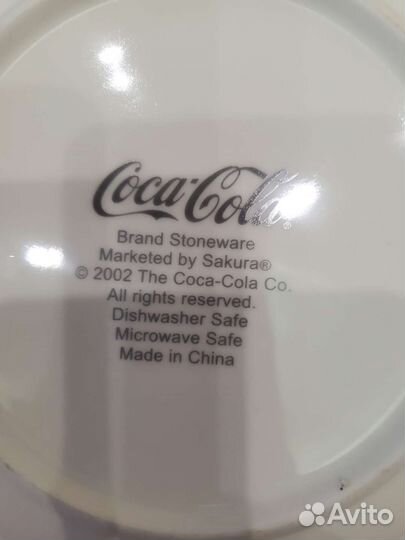 Набор декоративных новогодних тарелок Coca-Cola