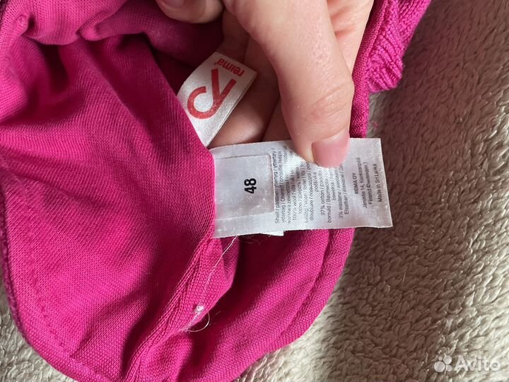 Шапка шлем reima 48+ варежки в подарок