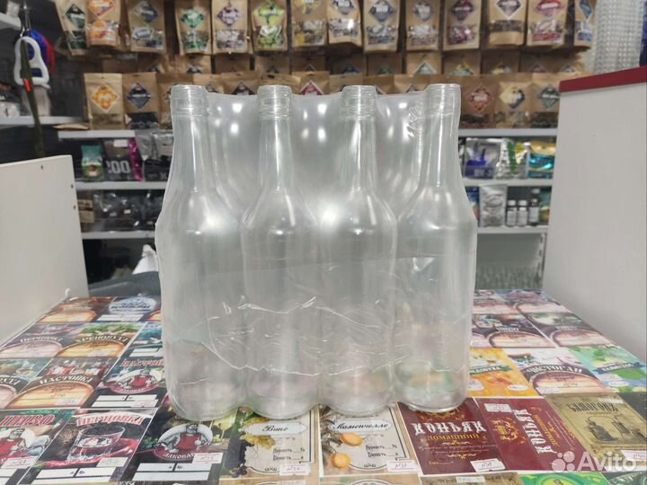 Бутылка винтовая 0,5л с пробкой