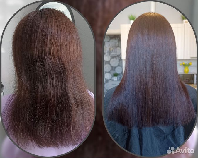 Кератин ботокс волос