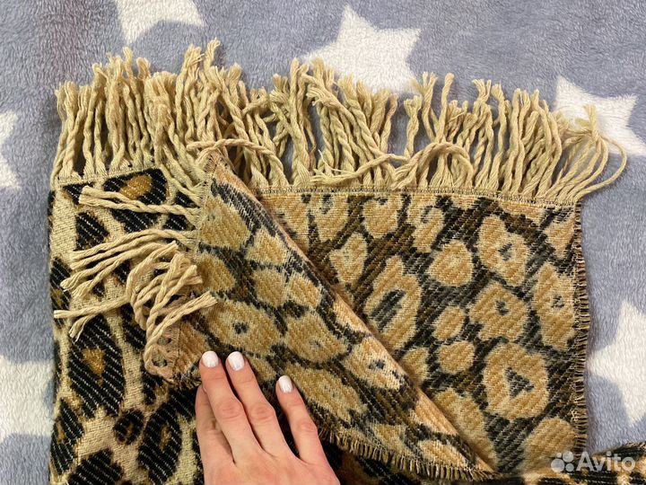 Снуд палантин шарф леопардовый