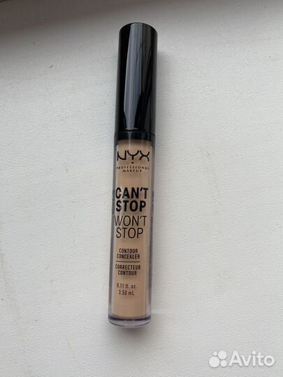 Консилер NYX can’t stop новый