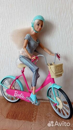 Барби на лошади,велосипеде,фея пузыри,торс,сумочка