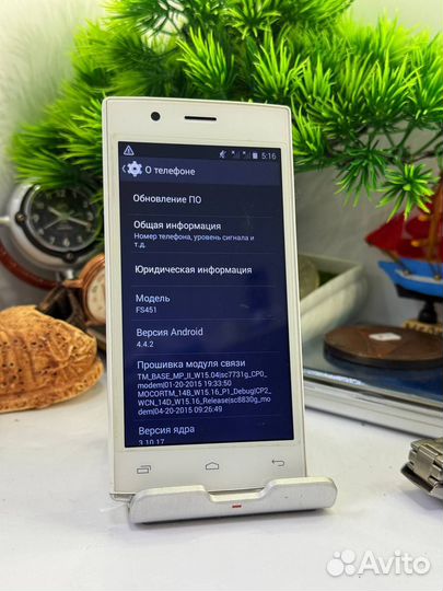 Fly FS451 Nimbus 1, 4 ГБ