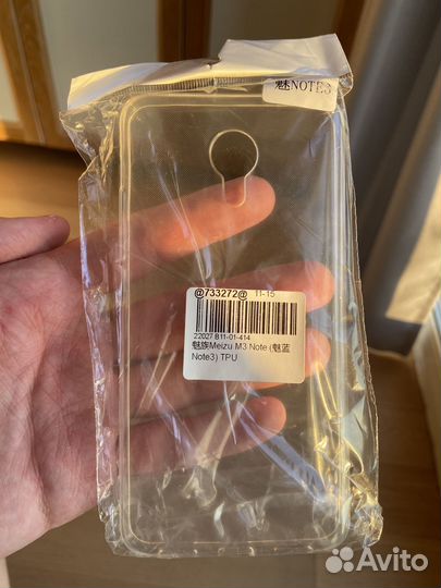 Чехол на Meizu M3 Note (прозрачный)
