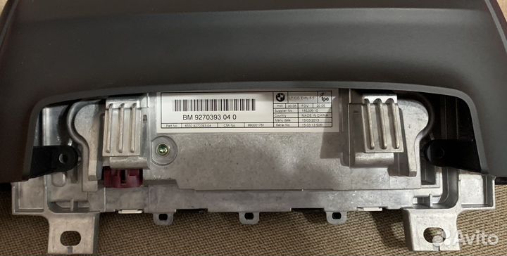 Головное устройство и монитор BMW 3 F30/F31/GT F34