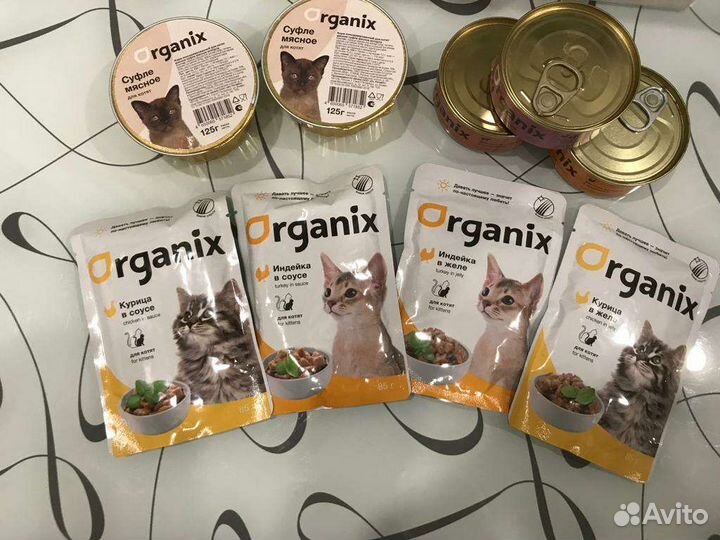 Влажный корм для котят Organix