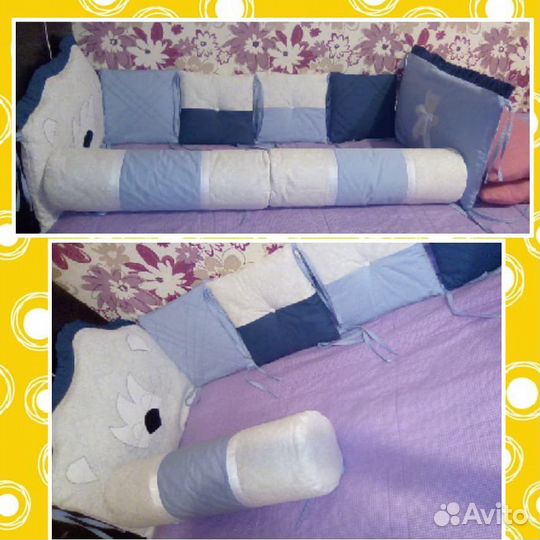 Подушки-бортики в кроватку Новые