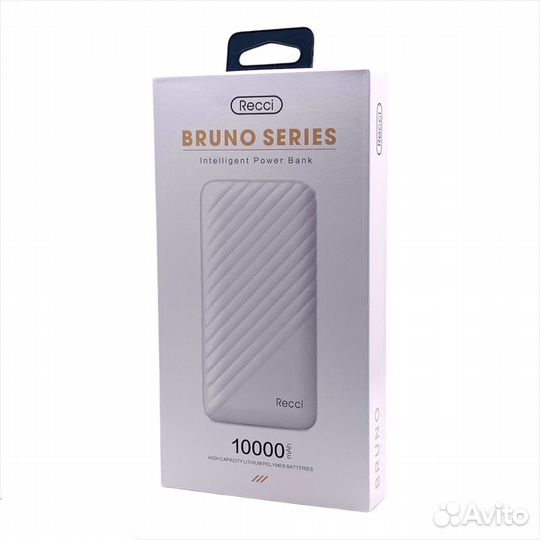 Power bank recci bruno RB-1000M 10000mAh White