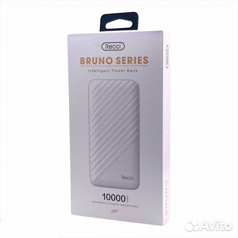 Power bank recci bruno RB-1000M 10000mAh White
