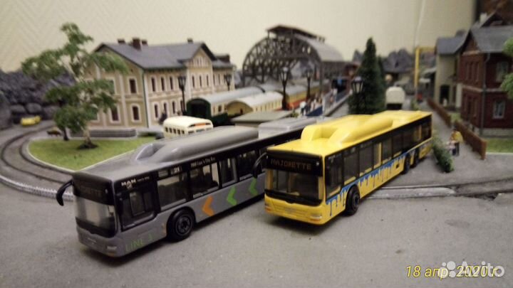 Модель железной дороги tt,1/120 автобус MAN