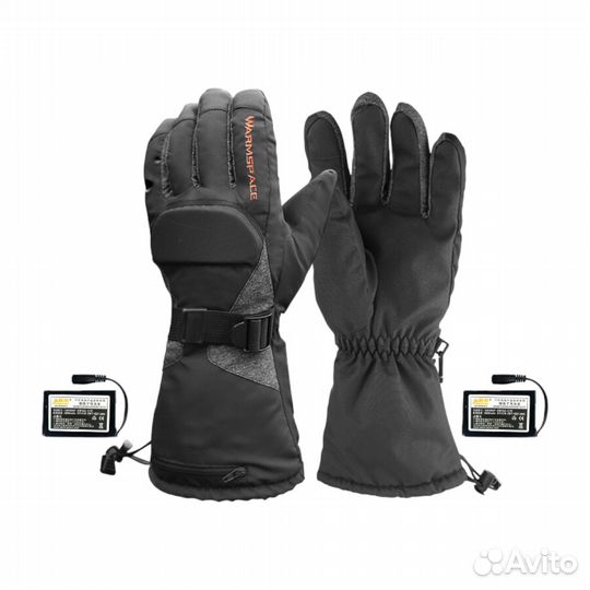 Перчатки с подогревом Warmspace с аккумуляторами