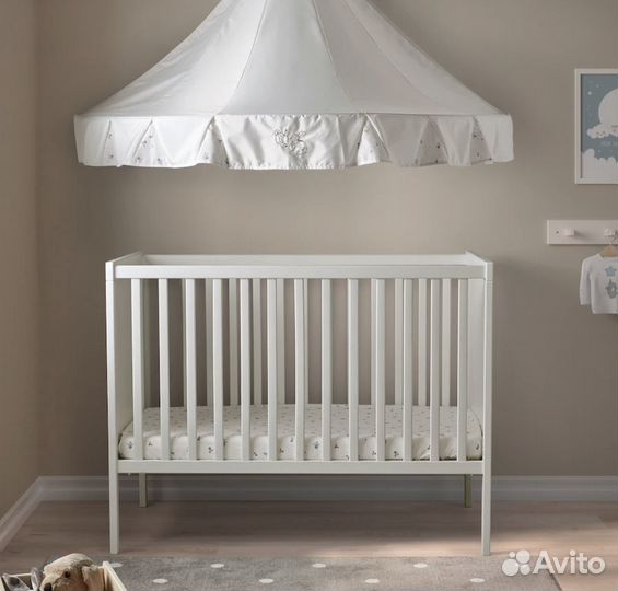 Детская кровать IKEA с матрасом