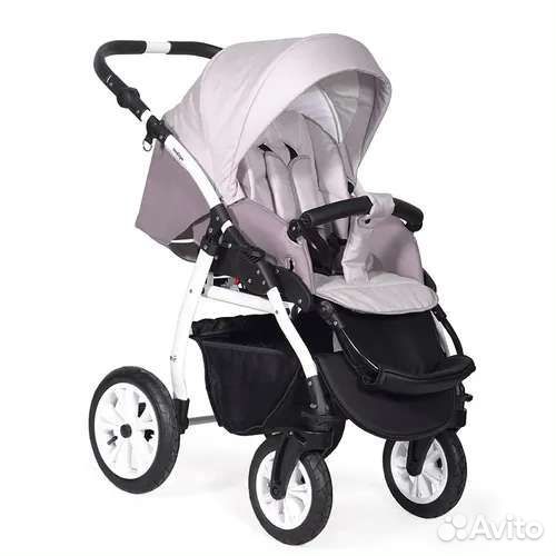 Коляска 2 в 1 эко кожа