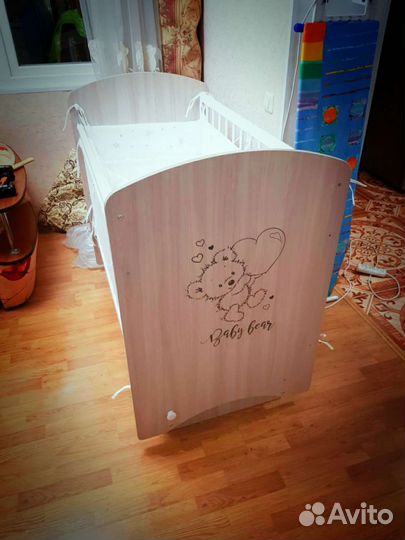 Детская Кровать для новорожденных с балдахином