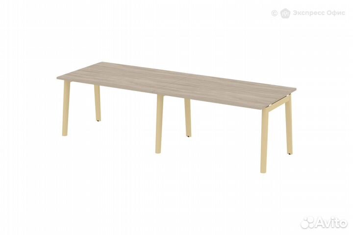 Стол для переговоров на деревянных опорах Onix woo