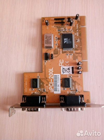 PCI контроллер com 2 RS-232