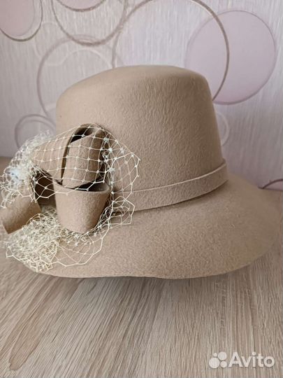 Шляпа фетровая женская