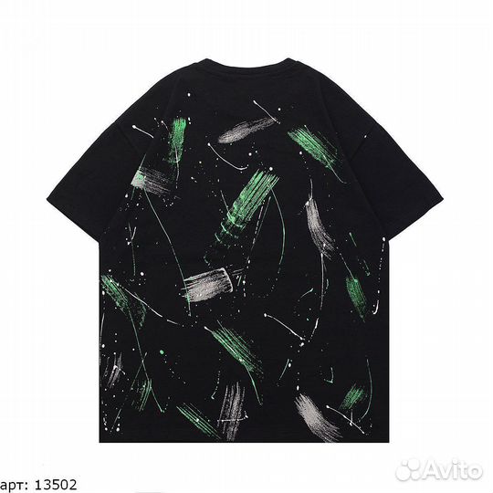 Футболка Чёрная с принтом