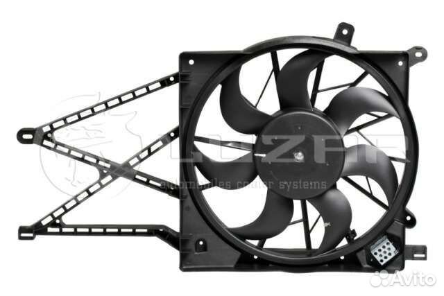 Диффузор в сборе с вентилятором Opel Astra H