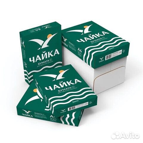 Бумага офисная А4,80 г/м2,500л,марка С,чайка