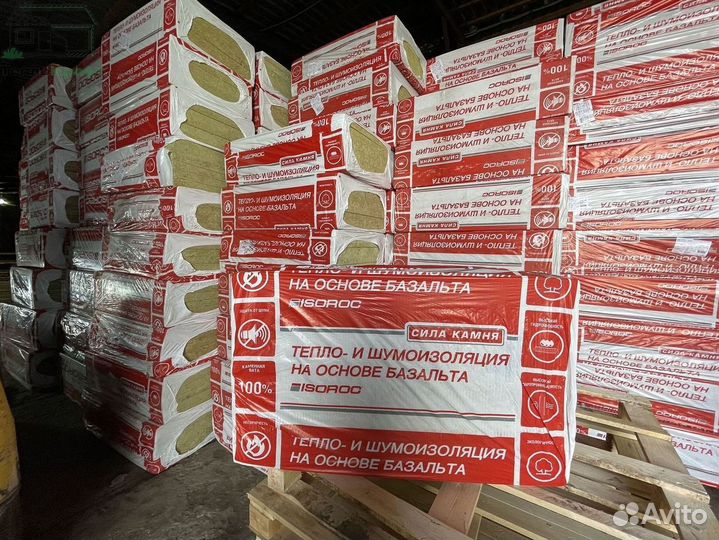 Утеплитель Изорок 80 100 за м2 для стен