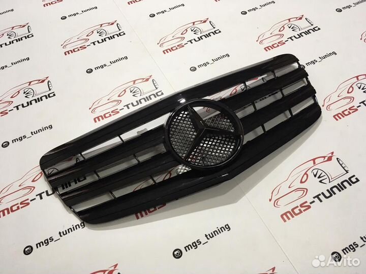 Решетка Mercedes E-class w211 06-09 Black