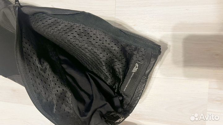 Мотоштаны женские кожаные