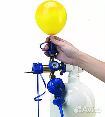 Наполнение гелием ваших шаров