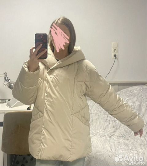 Пуховик stradivarius xs