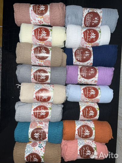 Шарф легкий марлевка