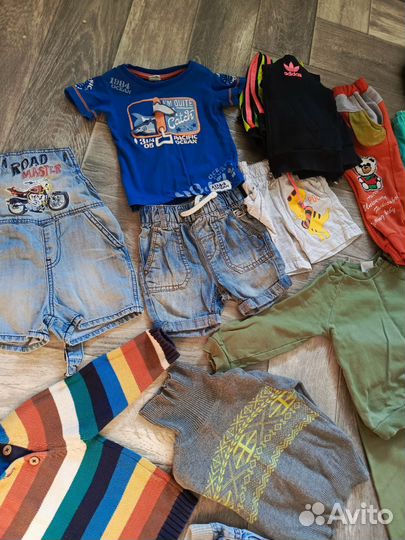 Детские вещи пакетом для мальчика 80 86
