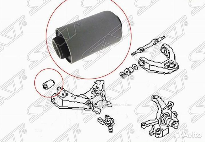 Сайлентблок рычага Nissan Terrano WD21 Datsun D21 2-4WD D22 2WD ST5456001G00