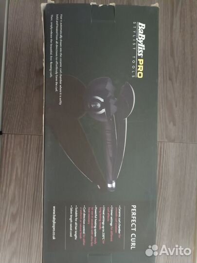 Плойка для завивки локонов, новая. babyliss pro