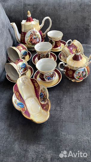 Фарфоровый чайный сервиз кисловодский
