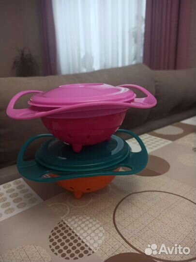 Тарелка непроливайка детская