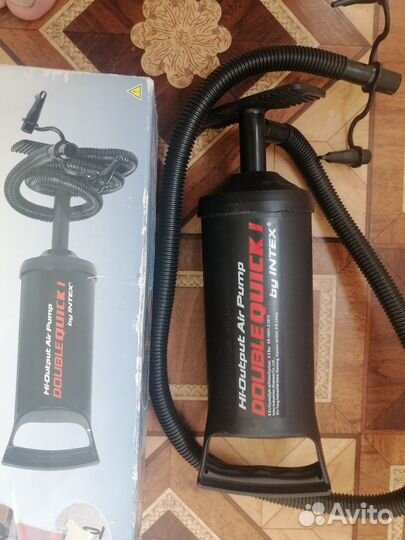 Надувной матрас с насосом бу