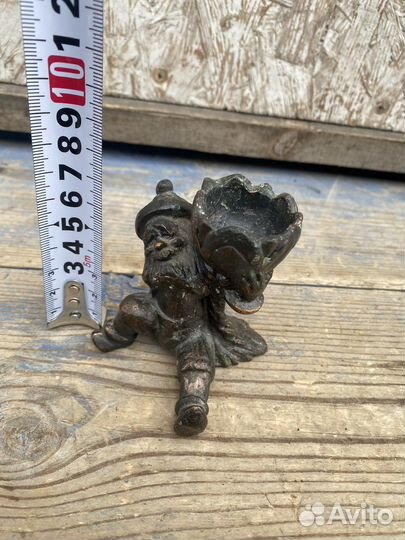 Подсвечник гном силумин СССР