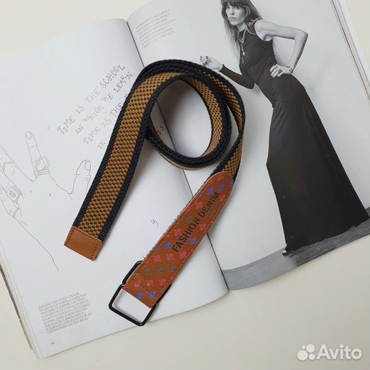 Тканевый ремень Fashion denim