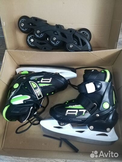 Коньки детские регулируемые 29-32р