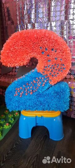 Объемная цифра 2