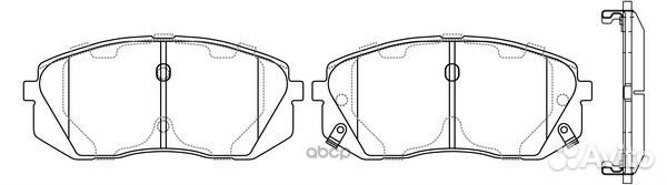 FP1295 Колодки тормозные hyundai IX35 10/KIA S