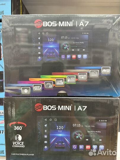 Магнитола 2 din 7 дюйм Bos-Mini A7 4/64Гб оптом