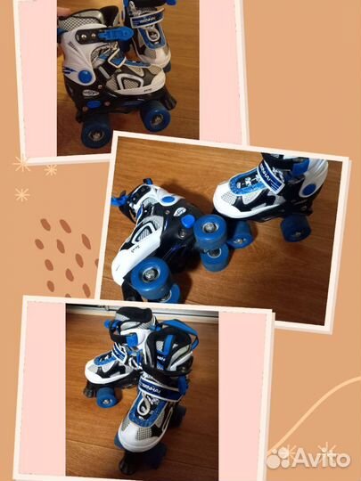 Роликовые коньки детские раздвижные