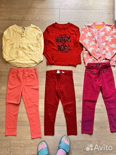 Вещи для девочки пакетом 116