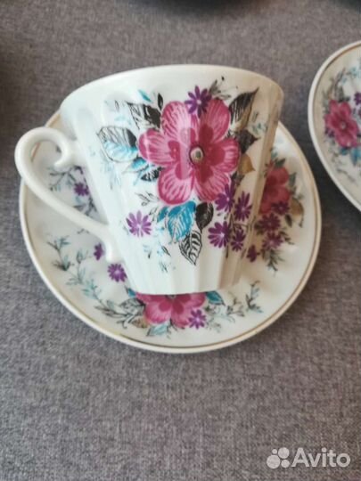 Лфз. Чайные пары фарфор СССР